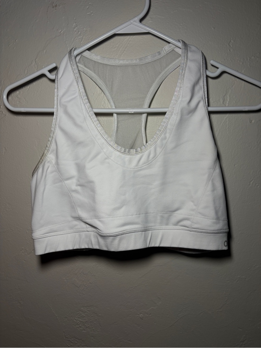 Alo Yoga White Airlift Wild Thing Sports Bra Size Small S